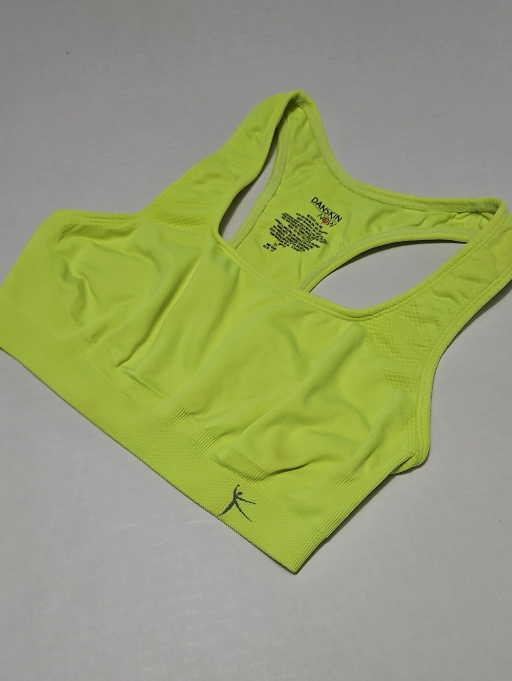 Danskin Neon Lime Racerback Sports Bra Size S/CH